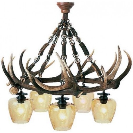 Lampadario corna di cervo Lampadario corna di cervo