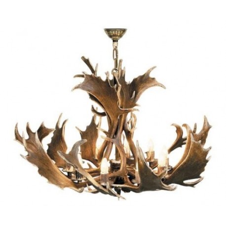Lampadario corna di daino Lampadario corna di daino