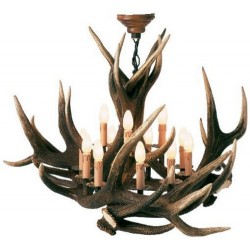 Lampadario corna di cervo