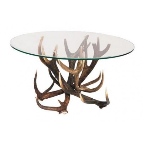 Tavolo da caffÃ¨ tondo piano cristallo