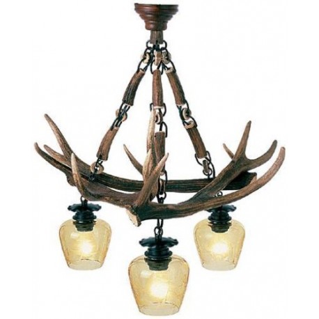Lampadario corna di cervo