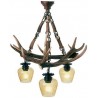 Lampadario corna di cervo