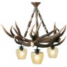 Lampadario corna di cervo