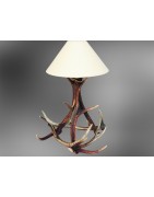 Abat jour in corna di cervo