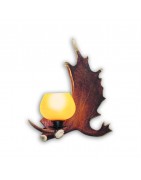 Appliques in corno di daino