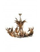 Lampadari in corno di daino